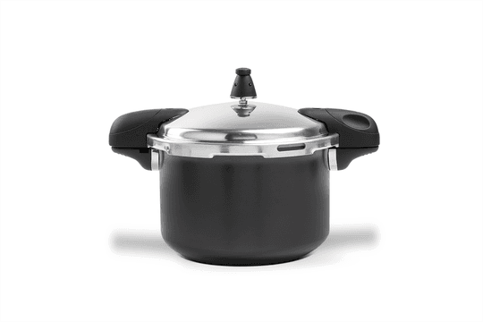Panela de Pressão Indução Brinox Pressure Antiaderente Ceramic Life 5,4 Litros Preto