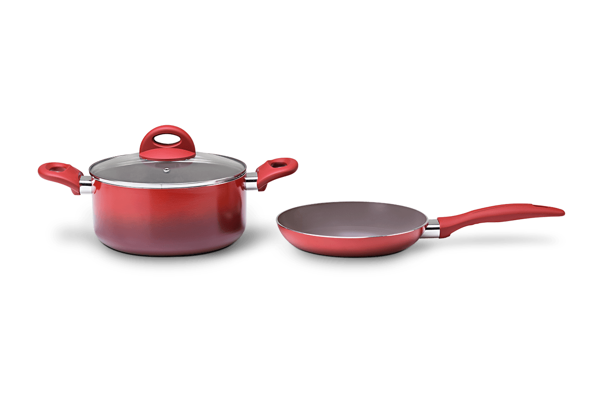 Jogo de Panelas Brinox Antiaderente Ceramic Life 7 Peças Smart