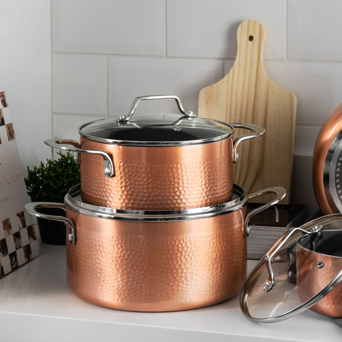 ○Andersen＆Girl○高さ２３cm◇Ｂ＆Ｇ・ Copen◇ Jogo de Panelas Brinox Antiaderente Pro-Flon Premium 4 Peças