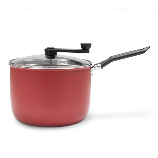 Pipoqueira Brinox Pic Poc Especiarias Antiaderente Pro-Flon 4,2 Litros Ø20cm Cereja
