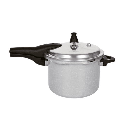Panela de Pressão Indução Brinox Super Antiaderente Ceramic Life 5,4 Litros Ø22cm Gris